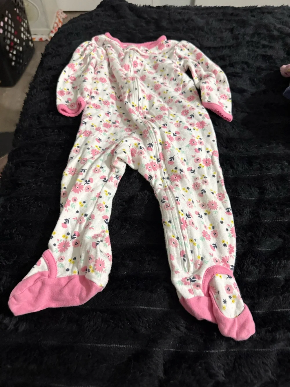 Carter's Girls' One-Piece Footies - Pink, Mint, Navy, Gray, Cream Bundle 6-9M